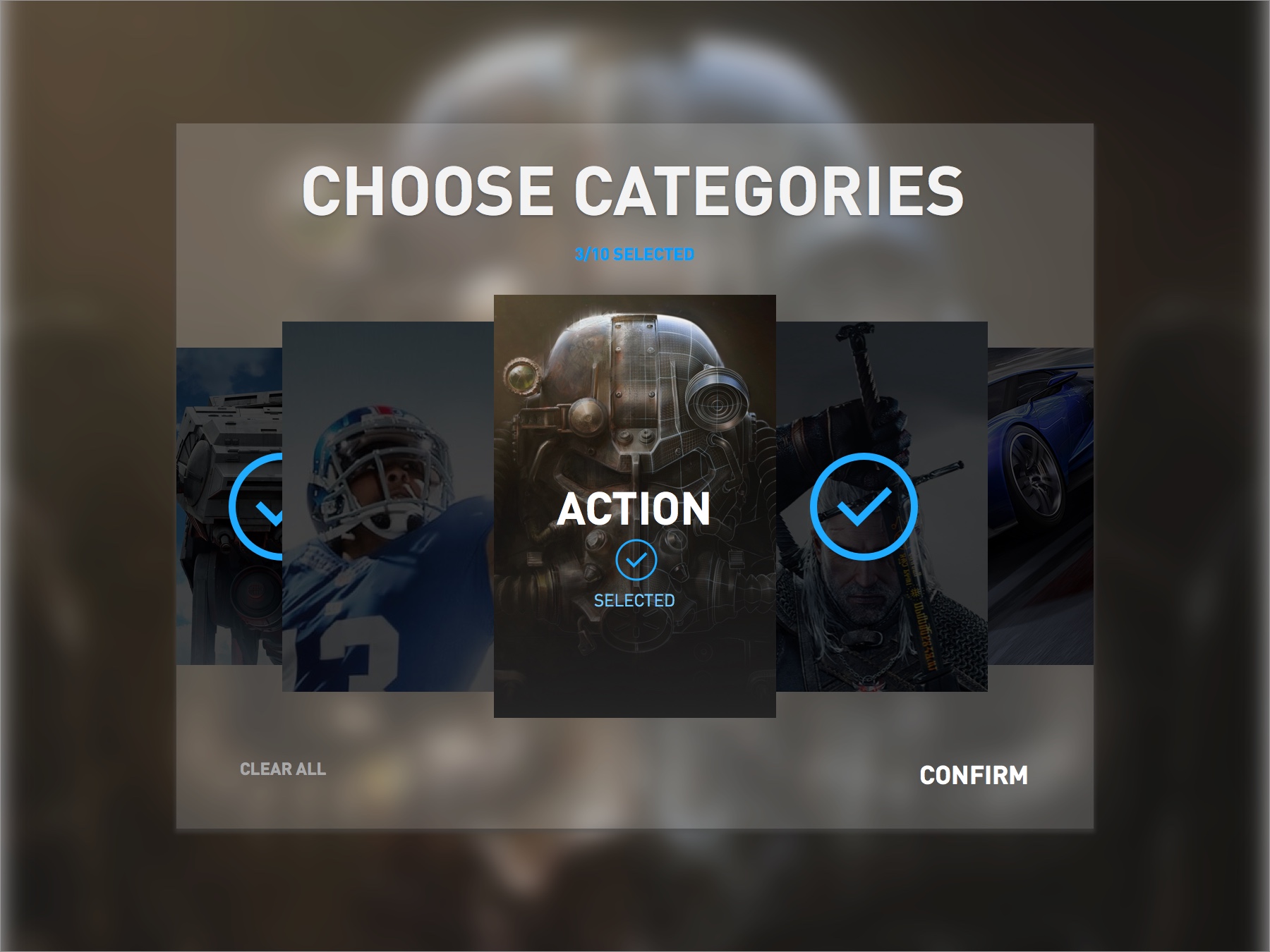 Choose Category