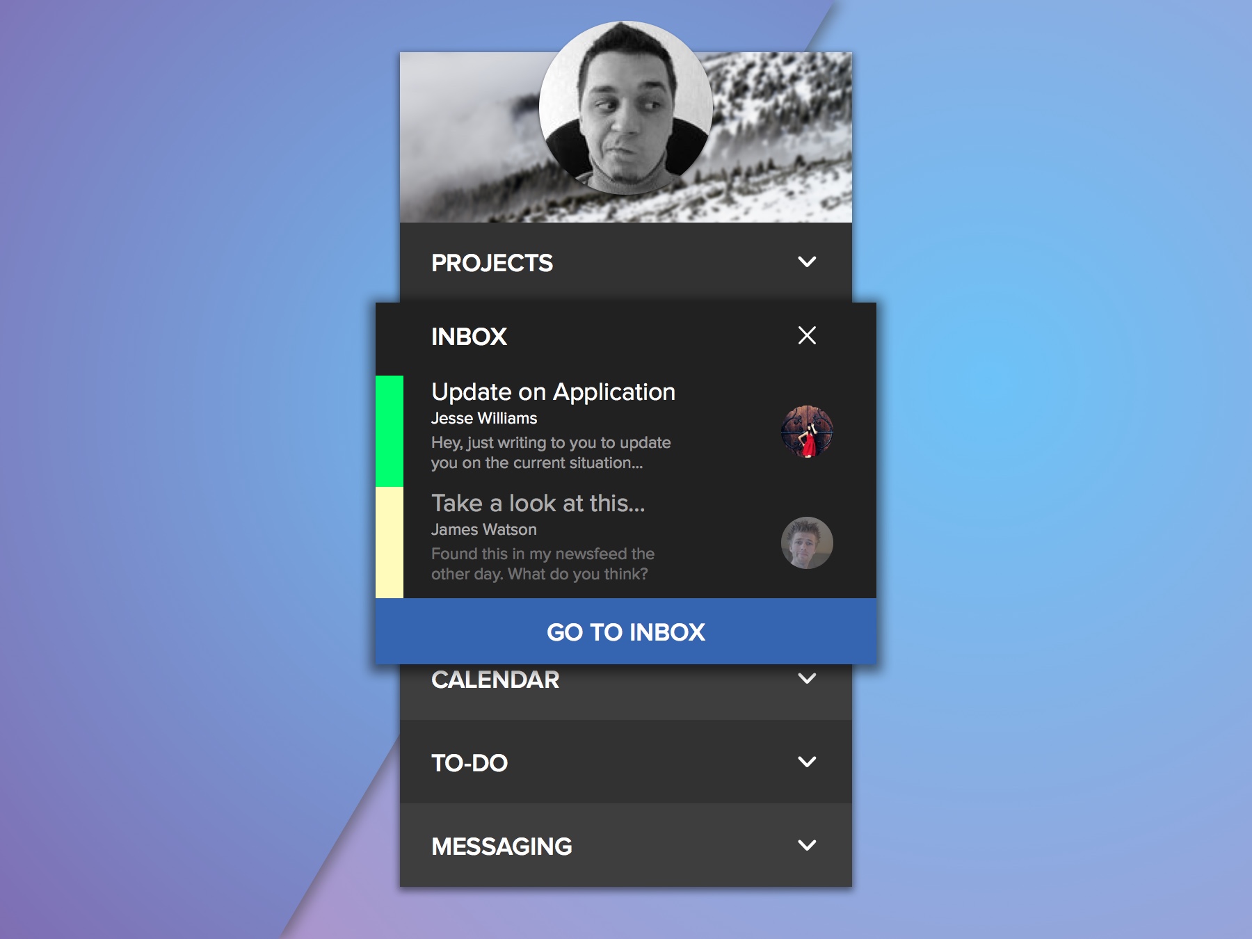 Collapsible Sidebar