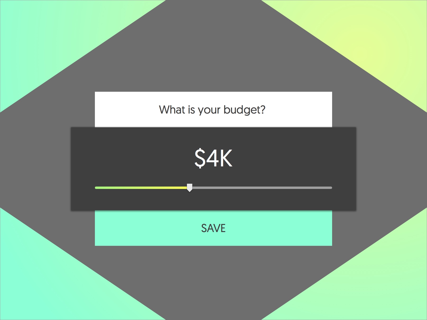 Budget Widget